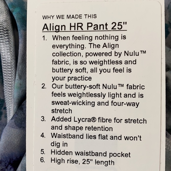 Lululemon Align Pant 25” KLFO - Picture 7 of 7